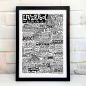 Liverpool Landmarks A3 Print