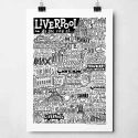 Liverpool Landmarks A3 Print