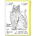 David Shrigley I Killed A Mouse Card