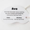 Ohh Deer Silly Bean Keyring - Avocado