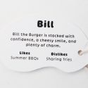 Ohh Deer Silly Bean Keyring - Burger