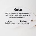 Ohh Deer Silly Bean Keyring - Koala