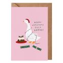 Silly Goose Christmas Card