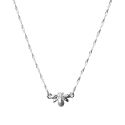 Silver Bee Necklace