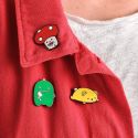 Noodoll Sleeping Ricecracker Pin