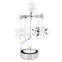 Pluto Design Snowflake Rotary Candle Holder