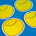 Proper Good Smiley Face Sticker