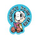 Peanuts Sticker Snoopy's Book Club