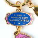 Snoopy World's Best Fashionista Keyring