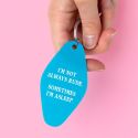 Sometimes I'm Asleep Retro Keyring
