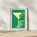 Dirty Martini A3 Print