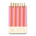 Twin Wire Notepad - Stripes
