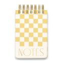 Twin Wire Notepad - Checks
