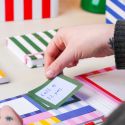 Red Stripe Sticky Notes & Notepad Set