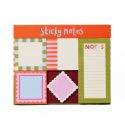 Set of 5 Sticky Notes Desk Pad