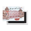 Moo & Snip Strawberry Fields Fridge Magnet