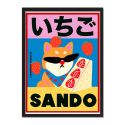 Strawberry Sando A3 Print