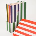Set of 6 Breton Stripe A6 Notebooks & Holder