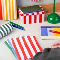  Set of 3 A5 Breton Stripe Notebooks