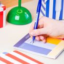 Colour Block Weekly Planner Desk Pad