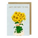 Birthday Sunflowers Card