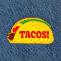These Are Things Iron-On Patch - Tacos