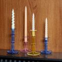 Hay Flare Tall Yellow Candle Holder
