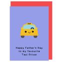 Taxi Driver Father's Day Card