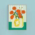 Vintage Marigolds 'Tea Time' Tin Vase A5 Print