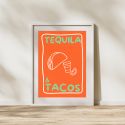 Tequila & Tacos A3 Print