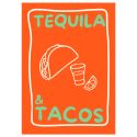 Tequila & Tacos A3 Print