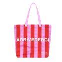 The General Classification Ciao Striped Tote Bag - Pink & Red