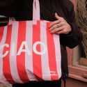 The General Classification Ciao Striped Tote Bag - Pink & Red