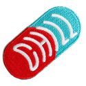 These Are Things Iron-On Patch - Chill Pill