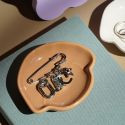 Ceramic Trinket Dish - Brown Dog