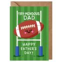 Try-Mendous Rugby Father's Day Card