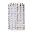 Designworks Tulip Twin Wire Notepad - Wavy Blue