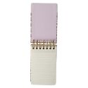 Twin Wire Notepad - Burgundy Floral