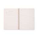 Designworks Tulip A4 Twin Wire Notebook - Green Vine