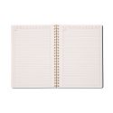 Designworks Tulip A4 Twin Wire Notebook - Orange Check