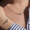 Silver Bee Bracelet