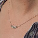 Silver Feather Necklace