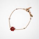 Flower Friendship Bracelet - Wine