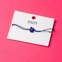 Flower Friendship Band - Navy