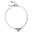 Silver Bee Bracelet