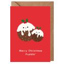 Christmas Puddin Christmas Card