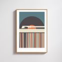 Vinyl Needle Drop Print