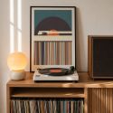 Vinyl Needle Drop Print