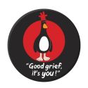 Half Moon Bay Aardman Feathers McGraw Ceramic Coaster