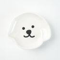 Ceramic Trinket Dish - White Dog